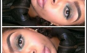 Makeup Look: Lucky Green ft l.a colors lucky