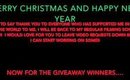Merry Christmas and Giveaway Winners