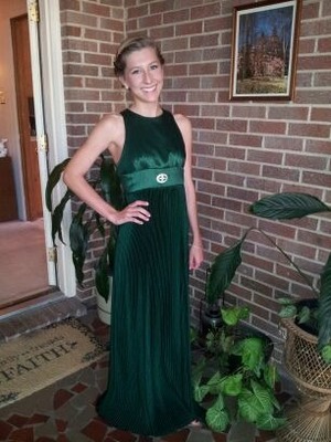 my grandmother's dress! nothing more beautiful than a statement vintage piece 