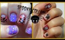 Spooky Spider Web Nails | Collaboration with Beautyhoneybee "Halloween Spiders"