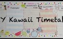 DIY Kawaii Timetable