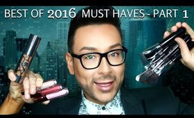 BEST OF BEAUTY PRODUCTS 2016 | Skincare, Foundation, Eyes, Lips Pt 1  - mathias4makeup