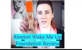 Rimmel London Wake Me Up Foundation Review | Beauty Bitz