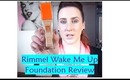 Rimmel London Wake Me Up Foundation Review | Beauty Bitz