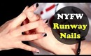 New York Fashion Week Easy & Edgy Tape Manicure Tutorial.