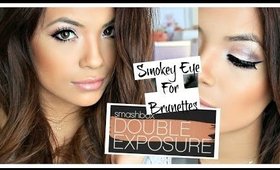 Smokey Eyes For Brunettes |SmashBox Double Exposure Palette