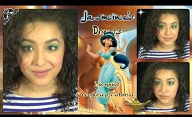 Jasmine's Dress Inspired Makeup Tutorial (NoBlandMakeup)