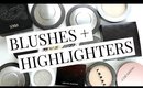 Makeup Declutter/Collection: Blushes + Highlighters | Kendra Atkins