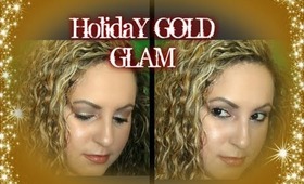 Holiday Gold Glam! GRWM