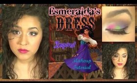 Esmeralda's Dress Inspired Makeup Tutorial (NoBlandMakeup)