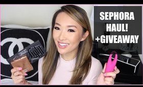 SEPHORA HAUL - NEW FAVORITE HIGHLIGHTER! + FOREO GIVEAWAY INFO + DEMO | hollyannaeree