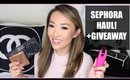 SEPHORA HAUL - NEW FAVORITE HIGHLIGHTER! + FOREO GIVEAWAY INFO + DEMO | hollyannaeree