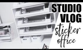 Studio Vlog 1 : Relocating my Sticker Shop Office