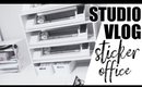 Studio Vlog 1 : Relocating my Sticker Shop Office
