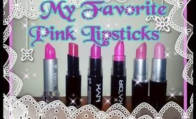 My Favorite Pink Lipsticks