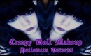 ❤ Halloween Creepy Doll Makeup Tutorial ❤