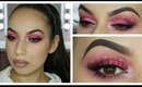 Hot Pink Heart Eyes - Fun Valentines Makeup Tutorial