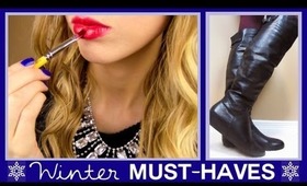 ♥ Winter Beauty & Fashion Must-Haves!! ♥ & Bloopers!