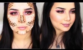 اسهل طريقة كنتور للوجه للمبتدئين  | Contouring For Begginers