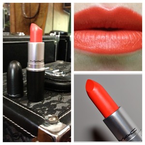 Morange lipstick by Mac cosmetics, summer 2013 hot makeup trend orange lips 😁