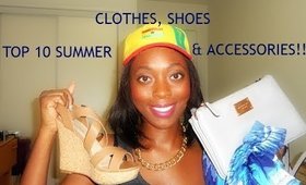 TOP 10 SUMMER CLOTHES, SHOES, AND ACCESSORIES 2014