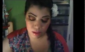 Smokey Eye Pumpkin Pie Glitter