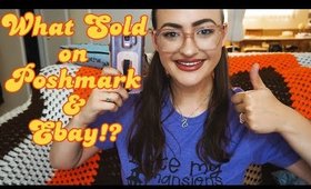 SOLD 11 ITEMS FOR $186! | WHAT SOLD ON POSHMARK AND EBAY | Part-Time Reseller | August 2019