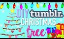 EASY DIY TUMBLR CHRISTMAS TREE!! + HUGE MAKEUP GIVEAWAY | Perfect for small rooms and spaces!!!