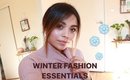 Winter Fashion Essentials // 2018