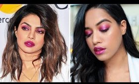 Priyanka Chopra Inspired Monochrome Purple Makeup Tutorial