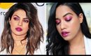 Priyanka Chopra Inspired Monochrome Purple Makeup Tutorial
