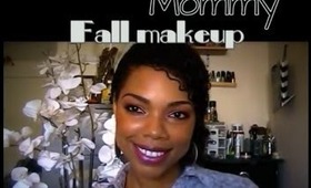 5 MINUTE || MOMMY || FALL MAKEUP LOOK || CURLSNLIPSTICK❤