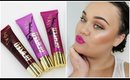 LA Girl Glazed Lip Paint Review + Swatches