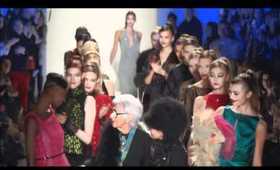 Joanna Mastroianni finale featuring Iris Apfel at Mercedes-Benz New York Fashion Week fall 2012
