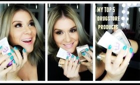 MY TOP 5 DRUGSTORE PRODUCTS
