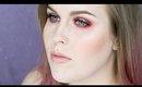 Red Smoky Eyeshadow Tutorial using the Manny MUA Makeup Geek Palette Ɩ Rebecca Shores MUA