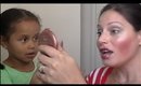 TAG VIDEO, MY DAUGHTER DOES MY MAKEUP