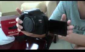 Canon 600D unboxing