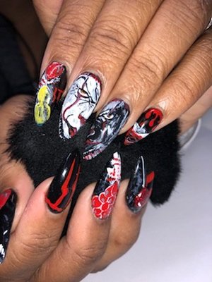 It movie themed nail art