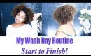 My Wash Day Routine For Super Moisturized Color Treated Curls