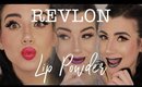 REVLON LIP POWDER | Limited Edition Color Charge Collection | MsQuinnFace