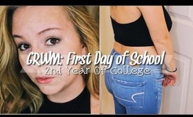 GRWM: First Day of School (college)