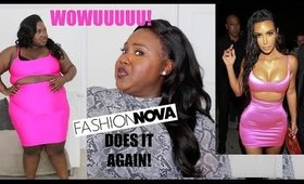 FASHION NOVA COPS KIM KARDASHIAN LOOK IN A SIZE FAT?! LOL IM HERE FOR IT! TRY ON HAUL!