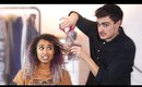 Watch My Boyfriend CUT MY HAIR! I Asked For One Inch... 😅