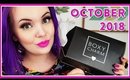 BOXYCHARM OCTOBER 2018 | UNBOXING + TRY-ON