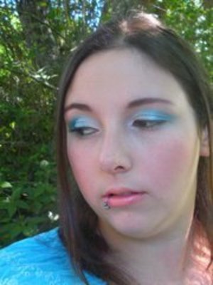 An icy blue look using Dark Heart Designs Starstruck, Paparazzi, and Siren's Song