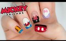 Disney's Mickey Mouse And Friends Nail Art Design!