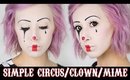 Simple Circus Makeup | HALLOWEEN 2014
