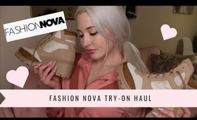 FASHION NOVA TRY-ON HAUL | Bombers, Basics + Boots