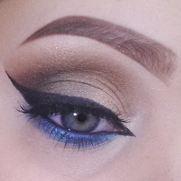 Brown, gold and blue. | Juliet M.'s Photo | Beautylish